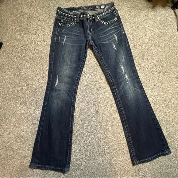 Miss Me Signature Boot Cut 27 Stretch Embellished - Picture 3 of 8